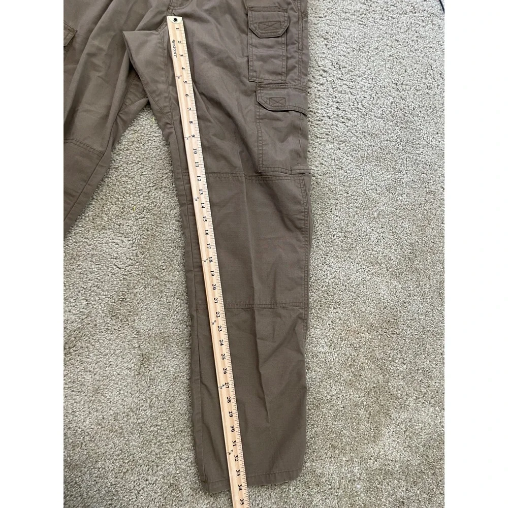 5.11 Tactical Series Cargo Pants Mens 32x34 Brown Ripstop Utility Excellent‎